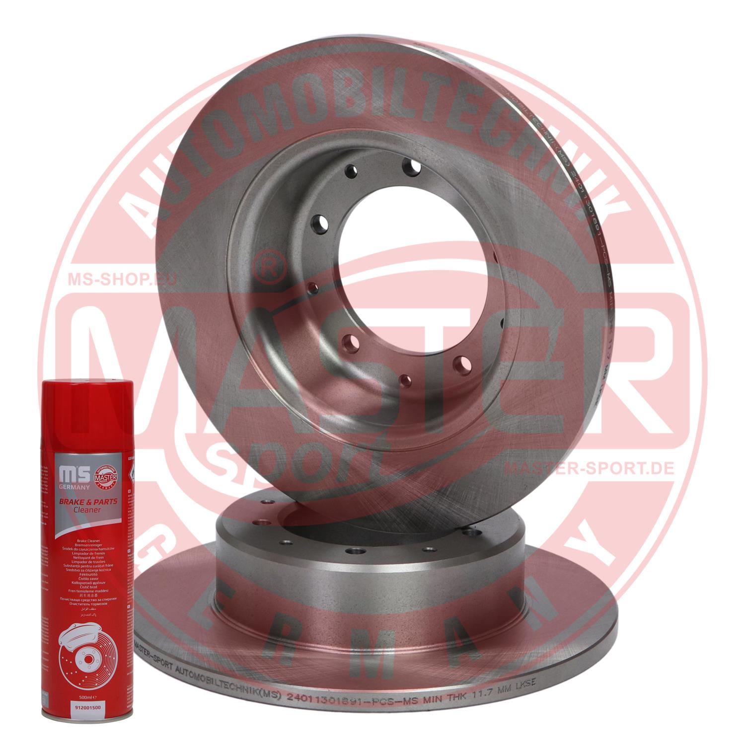 MASTER-SPORT GERMANY 24011301891-SET-MSP PROMO Δισκόπλακα Πίσω άξονας for LAND ROVER